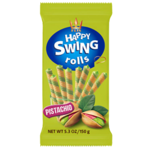 HAPPY SWING ROLLS PISTACHE 150G