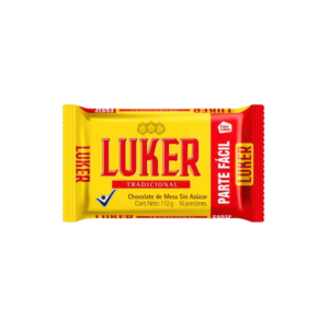 LUKER CHOCOLATE AMARGO SIN AZÚCAR 112G