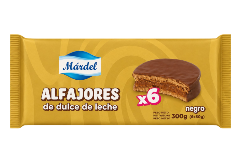 MARDEL ALFAJOR NEGRO 6X50G