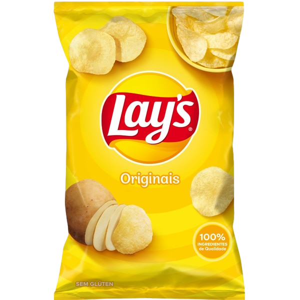 LAYS BATATAS FRITAS ORIGINAIS 160G
