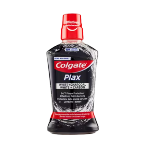 COLGATE PLAX ENXAGUANTE WHITE CARBON 500ML