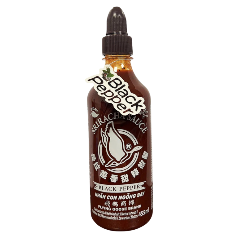 FLYING GOOSE SAUCE SRIRACHA BLACK PEPPER 455ML