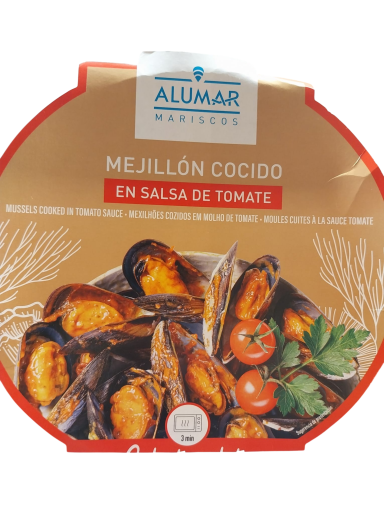 ALUMAR MEXILHÃO COZIDO MOLHO DE TOMATE 500G