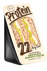 VITAL PROTEIN SANDUÍCHE DE FRANGO COM GUACAMOLE E OVO
