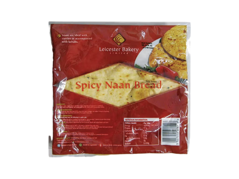 LEICESTER BAKERY PÃO NAAN PICANTE 4UD