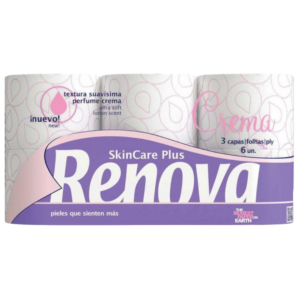 RENOVA PAPEL HIGIENICO SKINCARE + 6R 3C
