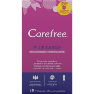 CAREFREE PLUS LARGE PENSOS FRAG LIGEIRA 32+4UN