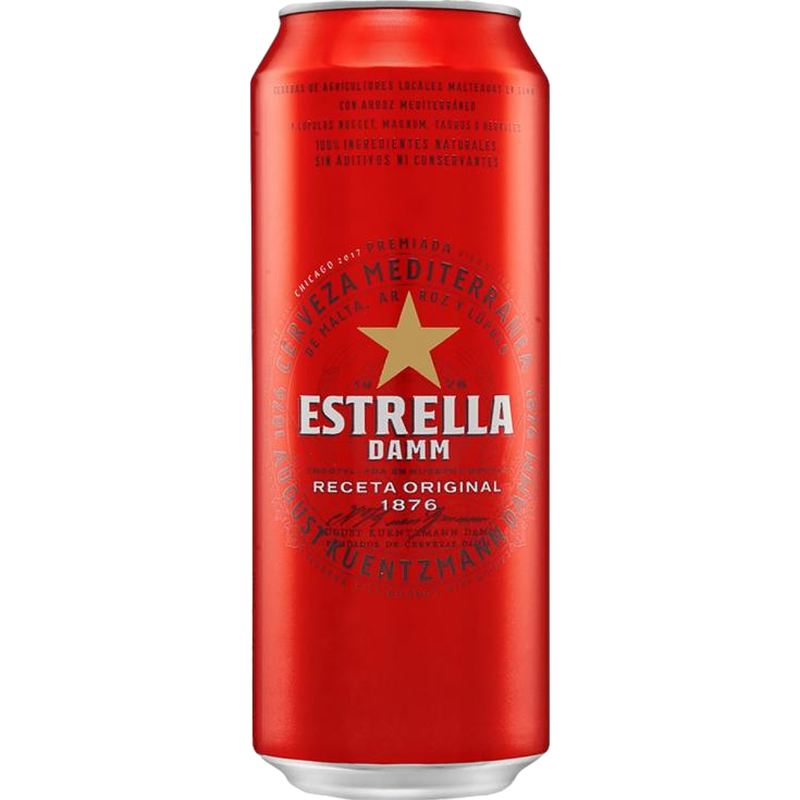 ESTRELLA DAMM CERVEZA LATA 50 CL