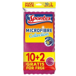 SPONTEX BAYETA MICROFIBRE COLLECTION 10+2U