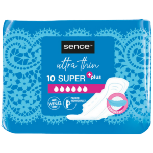 SENCE SERVIETTES HYGIÉNIQUES SUPER PLUS 10U