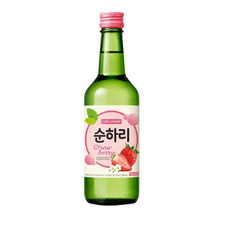 JINRO SOJU COREANO MORANGO 350ML